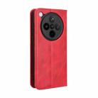 For OPPO Find X8 Magnetic Buckle Retro Texture Leather Phone Case(Red) - 3