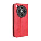 For OPPO Find X8 Pro Magnetic Buckle Retro Texture Leather Phone Case(Red) - 3