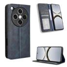 For OPPO Find X8 Pro Magnetic Buckle Retro Texture Leather Phone Case(Blue) - 1