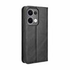 For OPPO Reno13 5G Global Magnetic Buckle Retro Texture Leather Phone Case(Black) - 3