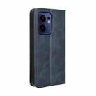 For OPPO Reno13 F 4G / 5G Magnetic Buckle Retro Texture Leather Phone Case(Blue) - 3