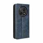 For OPPO F29 Pro 5G Magnetic Buckle Retro Texture Leather Phone Case(Blue) - 3