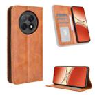 For OPPO F29 Pro 5G Magnetic Buckle Retro Texture Leather Phone Case(Brown) - 1