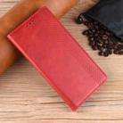 For OPPO Find X8 Ultra 5G Magnetic Buckle Retro Texture Leather Phone Case(Red) - 2