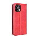 For OPPO K13 5G Magnetic Buckle Retro Texture Leather Phone Case(Red) - 3