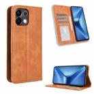 For OPPO K13 5G Magnetic Buckle Retro Texture Leather Phone Case(Brown) - 1
