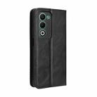 For OPPO A5 4G / 5G Global Magnetic Buckle Retro Texture Leather Phone Case(Black) - 3