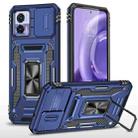Motorola Edge 30 Neo Armor PC + TPU Camera Shield Phone Case(Navy Blue) - 1