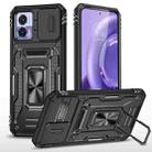 Motorola Edge 30 Neo Armor PC + TPU Camera Shield Phone Case(Black) - 1
