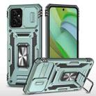 Motorola Moto G 5G 2023 Armor PC + TPU Camera Shield Phone Case(Alpine Green) - 1