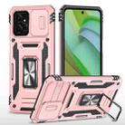 Motorola Moto G 5G 2023 Armor PC + TPU Camera Shield Phone Case(Rose Gold) - 1