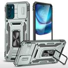 Motorola Moto G42 Armor PC + TPU Camera Shield Phone Case(Grey) - 1
