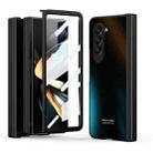 For Samsung Galaxy Z Fold5 Integrated Electroplating Folding All-inclusive Phone Case(Black) - 1