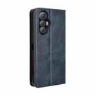 For Cubot Max 5 Magnetic Buckle Retro Texture Leather Phone Case(Blue) - 3