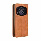 For Cubot A30 Magnetic Buckle Retro Texture Leather Phone Case(Brown) - 3