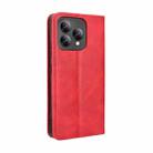 For Cubot A40 Magnetic Buckle Retro Texture Leather Phone Case(Red) - 3