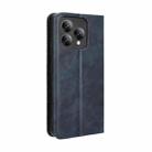 For Cubot A40 Magnetic Buckle Retro Texture Leather Phone Case(Blue) - 3