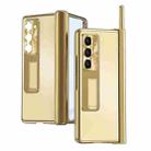 For Samsung Galaxy Z Fold5 Aluminum Alloy Double Hinge Shockproof Phone Protective Case(Gold) - 1