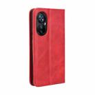 For Blackview A200 Pro Magnetic Buckle Retro Texture Leather Phone Case(Red) - 3