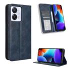 For Blackview Color 8 / Oscal Modern 8 Magnetic Buckle Retro Texture Leather Phone Case(Blue) - 1