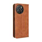 For Blackview Shark 8 / Oscal Tiger 12 Magnetic Buckle Retro Texture Leather Phone Case(Brown) - 3