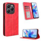 For Blackview Shark 9 Magnetic Buckle Retro Texture Leather Phone Case(Red) - 1