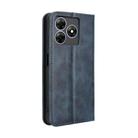 For Blackview Wave 8 / 8C / Oscal Flat 2 Magnetic Buckle Retro Texture Leather Phone Case(Blue) - 3