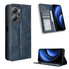 For Blackview Oscal Tiger 13 Magnetic Buckle Retro Texture Leather Phone Case(Blue) - 1