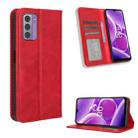 For Nokia C300 4G Magnetic Buckle Retro Texture Leather Phone Case(Red) - 1