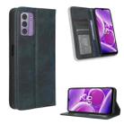For Nokia C300 4G Magnetic Buckle Retro Texture Leather Phone Case(Blue) - 1