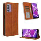 For Nokia C300 4G Magnetic Buckle Retro Texture Leather Phone Case(Brown) - 1