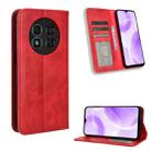 For Ulefone Note 15 Magnetic Buckle Retro Texture Leather Phone Case(Red) - 1