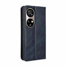 For Ulefone Note 17 Pro Magnetic Buckle Retro Texture Leather Phone Case(Blue) - 3