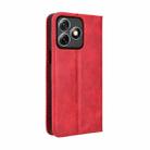 For Ulefone Note 18 Ultra Magnetic Buckle Retro Texture Leather Phone Case(Red) - 3