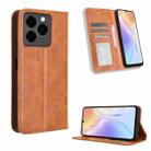 For Ulefone Note 20 Pro Magnetic Buckle Retro Texture Leather Phone Case(Brown) - 1