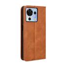 For ZTE Blade  V50 Vita 4G Magnetic Buckle Retro Texture Leather Phone Case(Brown) - 3