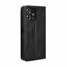 For ZTE Blade A73 4G Magnetic Buckle Retro Texture Leather Phone Case(Black) - 3