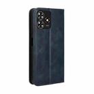 For ZTE Blade A73 4G Magnetic Buckle Retro Texture Leather Phone Case(Blue) - 3