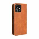 For ZTE Blade A73 4G Magnetic Buckle Retro Texture Leather Phone Case(Brown) - 3