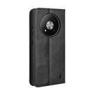 For ZTE Blade A73 5G Magnetic Buckle Retro Texture Leather Phone Case(Black) - 3