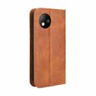 For ZTE Blade A35 Lite Magnetic Buckle Retro Texture Leather Phone Case(Brown) - 3