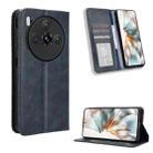 For ZTE nubia Z60S Pro Magnetic Buckle Retro Texture Leather Phone Case(Blue) - 1