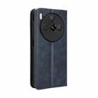 For ZTE nubia Z60S Pro Magnetic Buckle Retro Texture Leather Phone Case(Blue) - 3