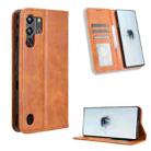 For ZTE nubia Red Magic 10 Pro / 10 Pro+ Magnetic Buckle Retro Texture Leather Phone Case(Brown) - 1