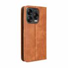 For ZTE Blade V70 Design 4G Magnetic Buckle Retro Texture Leather Phone Case(Brown) - 3