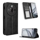 For ZTE nubia Focus Pro 5G Magnetic Buckle Retro Texture Leather Phone Case(Black) - 1