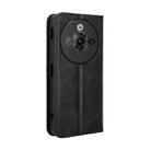 For ZTE nubia Focus Pro 5G Magnetic Buckle Retro Texture Leather Phone Case(Black) - 3