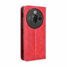 For ZTE nubia Focus Pro 5G Magnetic Buckle Retro Texture Leather Phone Case(Red) - 3