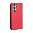 For ZTE nubia S 5G A403ZT Magnetic Buckle Retro Texture Leather Phone Case(Red) - 3