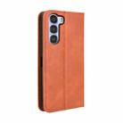 For ZTE nubia S 5G A403ZT Magnetic Buckle Retro Texture Leather Phone Case(Brown) - 3